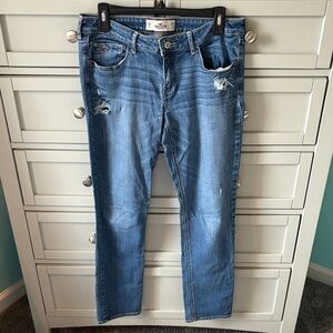 Hollister Women's Straight Leg Blue Jeans